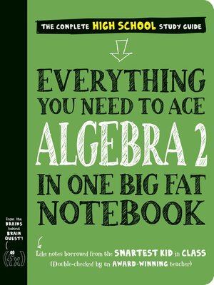 cover image of Everything You Need to Ace Algebra 2 in One Big Fat Notebook